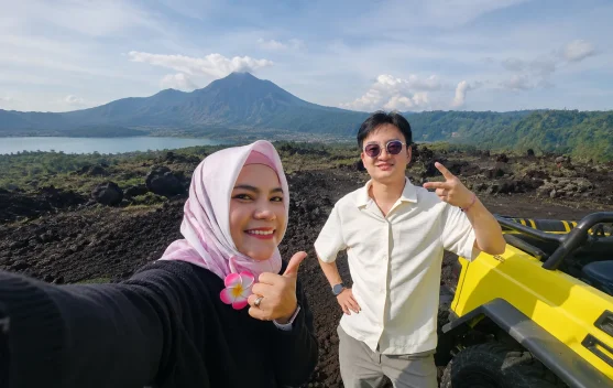 Wisatawan Taiwan Terpesona Sunrise Gunung Batur Bali