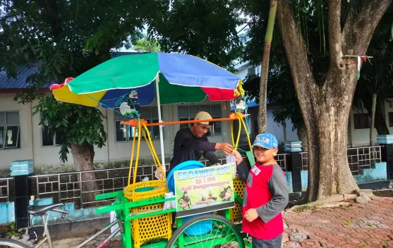 ES Dawet Ayu Banjarnegara Tetap Diminati Masyarakat Bengkalis meski Harga Naik