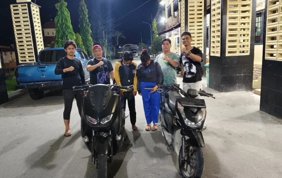 Sepeda Motor Raib di Parkiran RSUD, Dua Pelaku Dibekuk Satreskrim Bengkalis