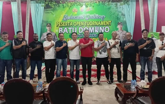 Meriahkan HUT Bhayangkara ke-80, Polres Bengkalis Gelar Open Tournament Domino