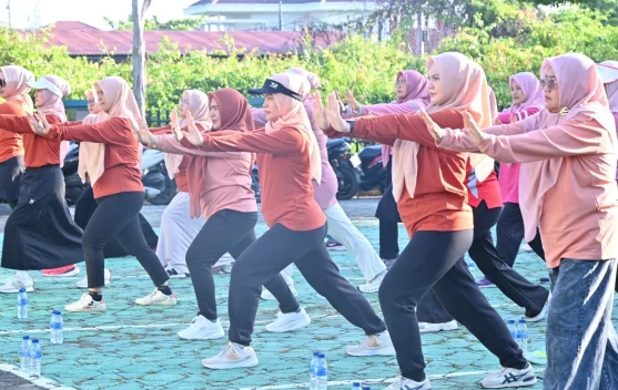 DWP Bengkalis Gelar Senam Osteoporosis Tingkatkan Kesehatan Anggota