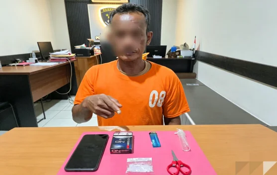 Digerebek di Hotel Haston, Pria Pembeli Sabu Dibekuk Polisi