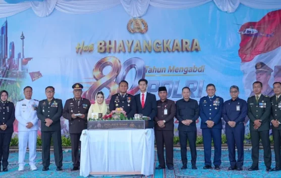 Sekda Siak Apresiasi Pengabdian Polri pada Hari Bhayangkara Ke-80