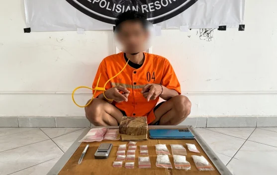 Satresnarkoba Bengkalis Ringkus Pengedar Sabu, Sita 25,28 Gram
