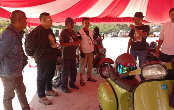 Lebih 1.000 Vespa Ramaikan Gebyar Scooter Lancang Kuning di Bengkalis