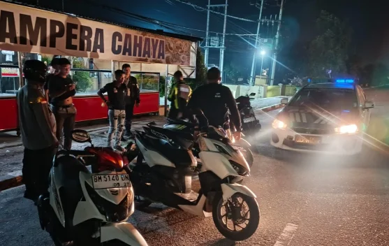Balap Liar Dibubarkan, Tujuh Motor Diamankan Polisi