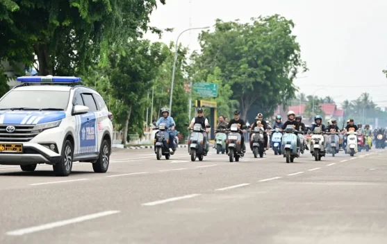 Gebyar Scooter Lancang Kuning Satukan Ribuan Pecinta Vespa