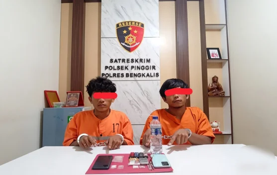 Polsek Pinggir Ungkap Kasus Sabu, Dua Pelaku Diamankan