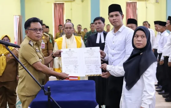 Bupati Asmar Lantik 144 Anggota BPD Perkuat Pemerintahan Desa