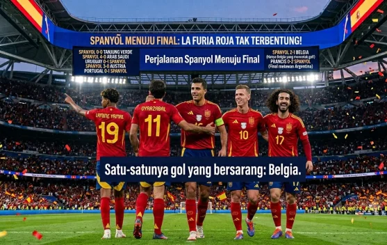 Spanyol Tembus Final: Hanya Belgia yang Mampu Jebol Gawang La Furia Roja