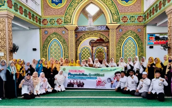 Penyuluh Agama KUA Dumai Kota Sosialisasikan Pengendalian Gratifikasi