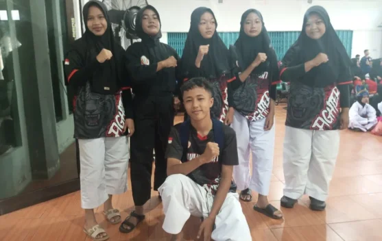 Enam Atlet MTsN 2 Bengkalis Ikuti Kejuaraan Pencak Silat