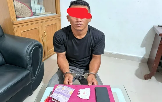 Polsek Mandau Tangkap Pria Diduga Simpan 2 Butir Ekstasi di Bathin Solapan