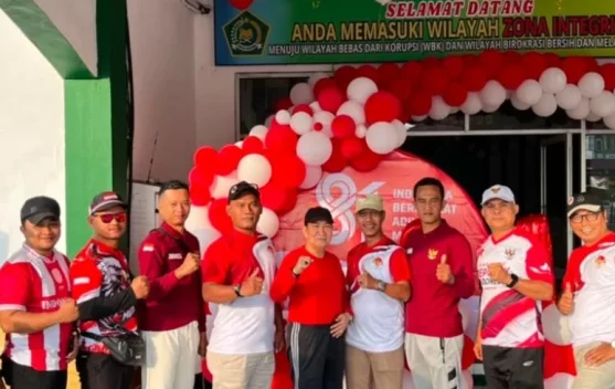 Kemenag Bengkalis Semarakkan HUT RI dengan Jalan Santai dan Lomba Rakyat