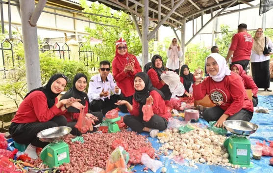 Gerakan Pangan Murah Bengkalis Sempena HUT ke-81 RI