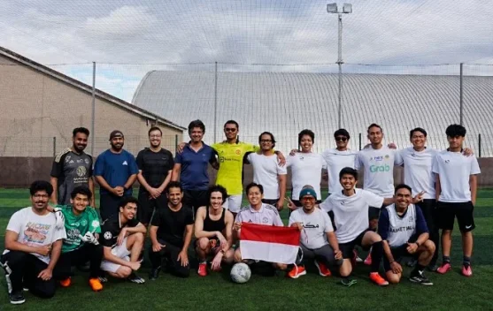 Olahraga Bersama Bantu Jaga Kesehatan Mental Mahasiswa Indonesia di Dundee