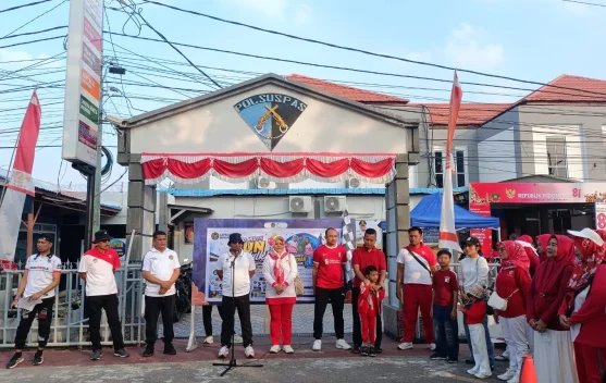 Fun Walk Lapas Bengkalis Eratkan Kebersamaan Keluarga