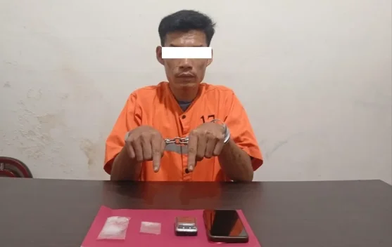 Polsek Pinggir Ungkap Peredaran Sabu, Satu Tersangka Diamankan