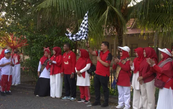 Anak PAUD Bengkalis Semarakkan Kemerdekaan lewat Pawai Ceria