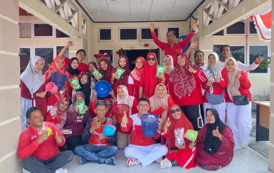 Kesbangpol Bengkalis Semarakkan Kemerdekaan dengan Kebersamaan