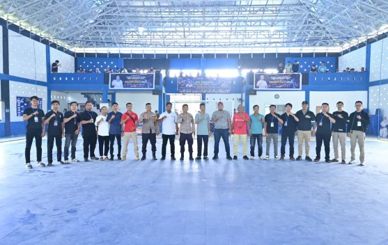 Pererat Kebersamaan Relawan, 14 Tim SPPG Bengkalis Adu Skill Futsal
