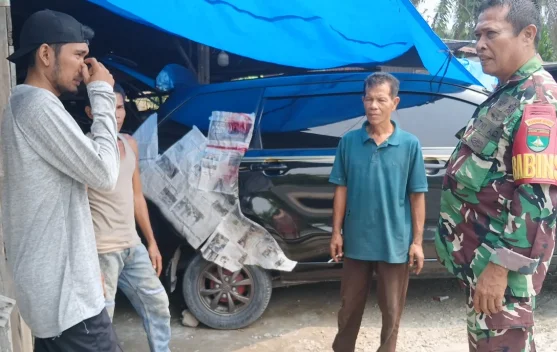 Babinsa Mandau Sosialisasikan Nilai Pancasila kepada Masyarakat