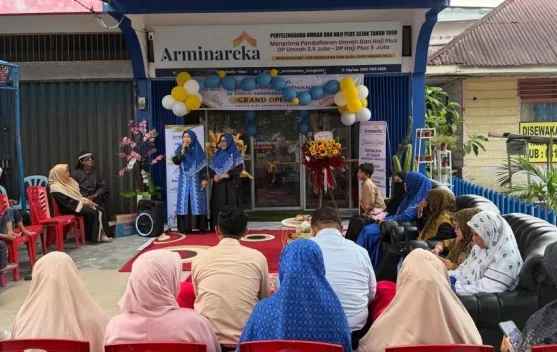 Tasyakuran 10 Tahun Arminareka Bengkalis, Jamaah Diingatkan Prioritaskan Haji