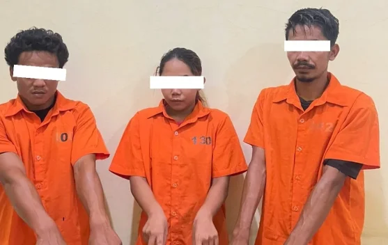 Polisi Amankan Tiga Orang dan Sita Sabu di Senggoro Bengkalis