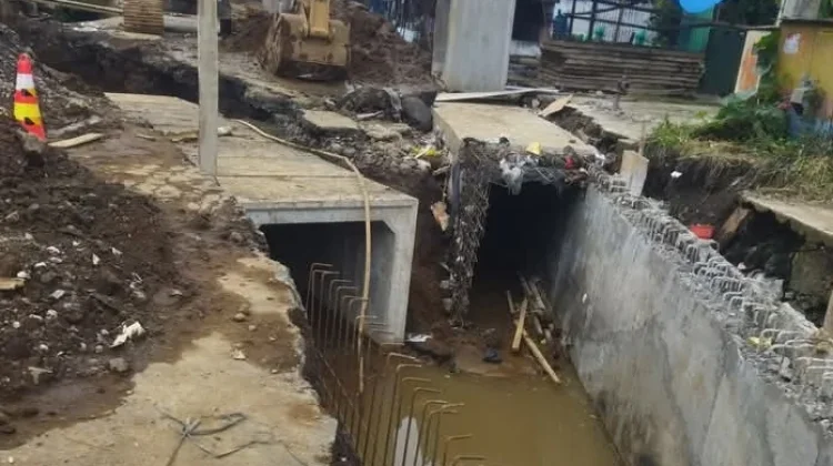 Aliran Drainase Baru, Warga Talang Rimbo Harap Tidak Banjir Lagi