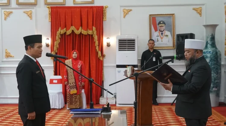 Sekda Bengkulu Dilantik, Fokus Sukseskan Program Bantu Rakyat