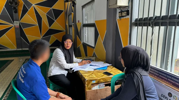 WBP Rutan Bengkulu Ikuti Penelitian Kemasyarakatan