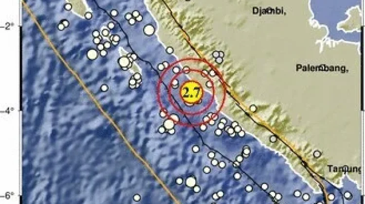 Dini Hari Tadi Bengkulu Diguncang 2 Kali Gempa