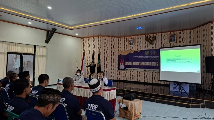 WBP Lapas Arga Makmur Ikuti Sosialisasi Hidup Sehat