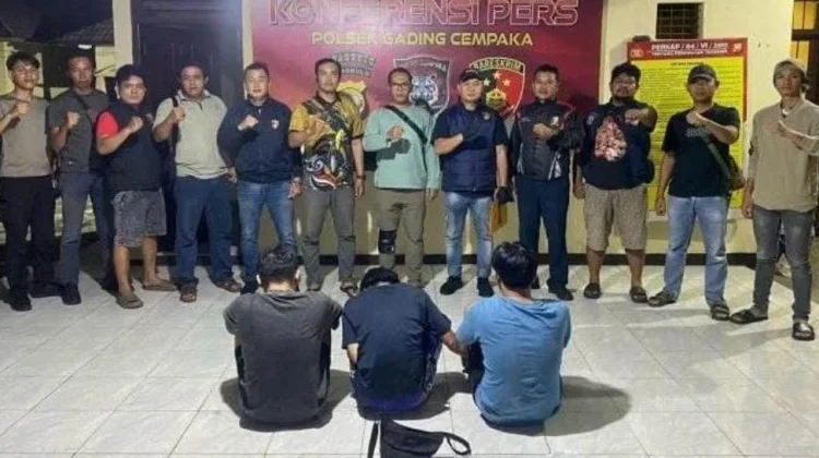 Modus Kencan Melalui Aplikasi, 3 Terduga Pelaku diamankan Polsek Gading Cempaka