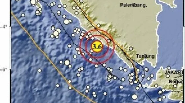 Malam Ini Bengkulu Diguncang  3 Kali Gempa