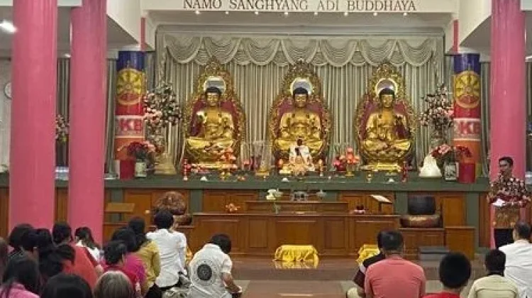 Perayaan Cap Go Meh dan Magha Puja di Vihara Buddhayana Bengkulu