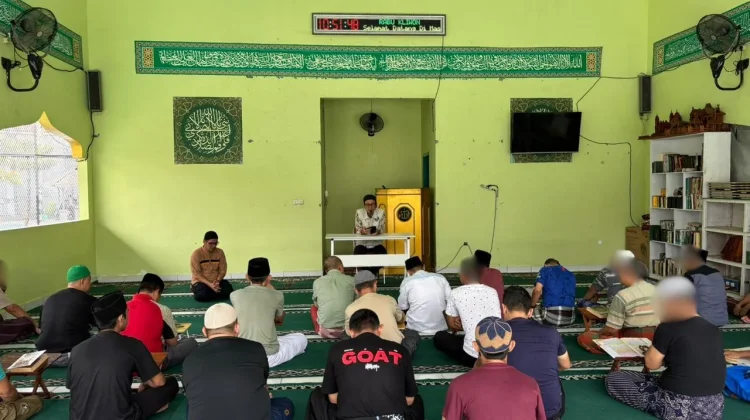Tingkat Keimanan selama Ramadan, Kemenag Kota Edukasi WBP Rutan Bengkulu