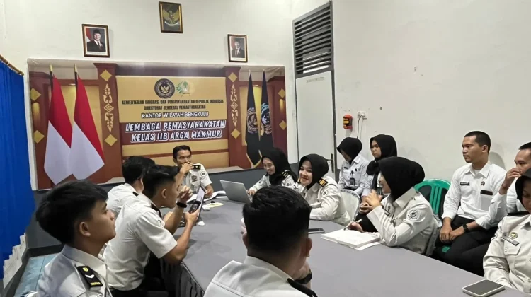 Wujudkan WBK/WBBM, Lapas Arga Makmur Bentuk Pokja Zona Integritas