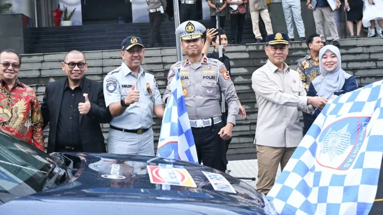 Jasa Raharja ikuti Pelepasan Ekspedisi Elshinta Mudik Lebaran 2026