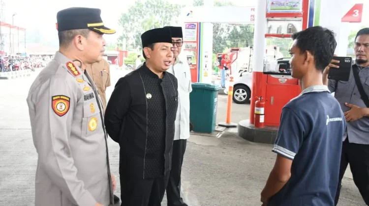 Pemkot Bengkulu dan Polresta Tinjau SPBU, Pastikan Stok BBM