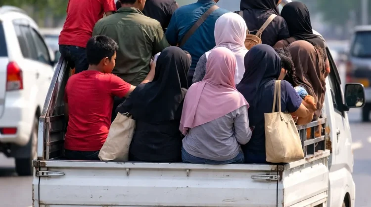 Mobil Bak Terbuka Dilarang Angkut Penumpang saat Lebaran 2026