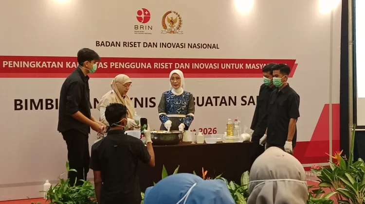 Pelatihan Pembuatan Sabun BRIN, Dewi Coryati Dorong Inovasi UMKM di-Bengkulu