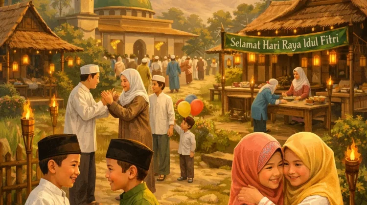 Tradisi di Desa Menyambut Hari Raya Idul Fitri