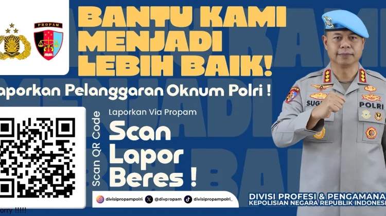 Bidpropam Polda Bengkulu Sosialisasikan QR Code Yanduan Propam Polri