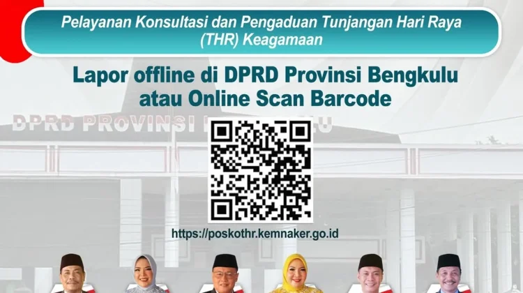 Komisi IV DPRD Bengkulu Buka Posko Pengaduan THR Lebaran Idul fitri