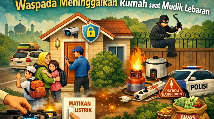 Waspada Meninggalkan Rumah saat Mudik Lebaran