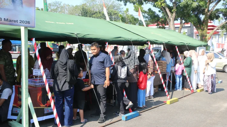 Korem 041/Gamas Gelar Bazar Ramadhan TNI Serentak