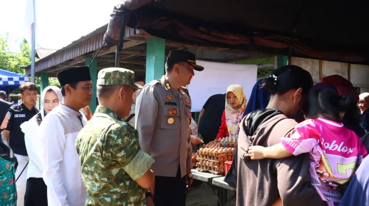Polres Lebong Gelar Gerakan Pangan Murah