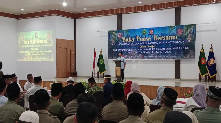 HUT Satpol PP ke-76 di Bengkulu, Wali Kota Apresiasi Kinerja Anggota