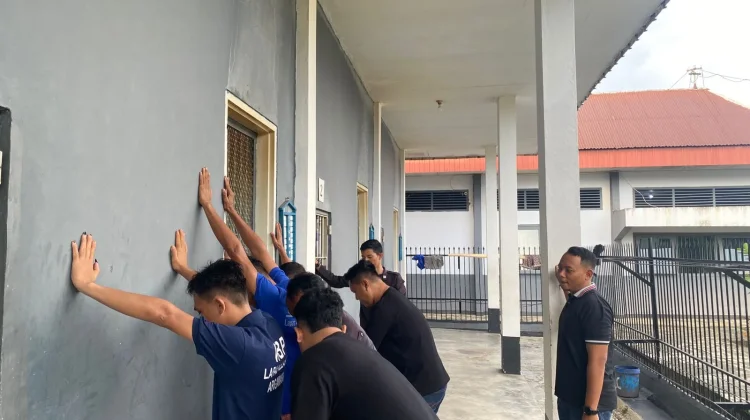 Perkuat Keamanan, Lapas Arga Makmur Razia Blok WBP